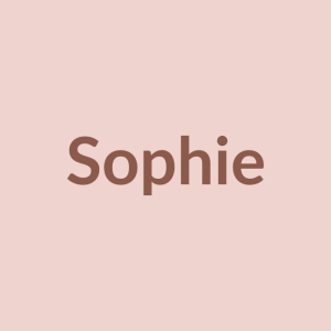 Sophie — handgemaakte pop